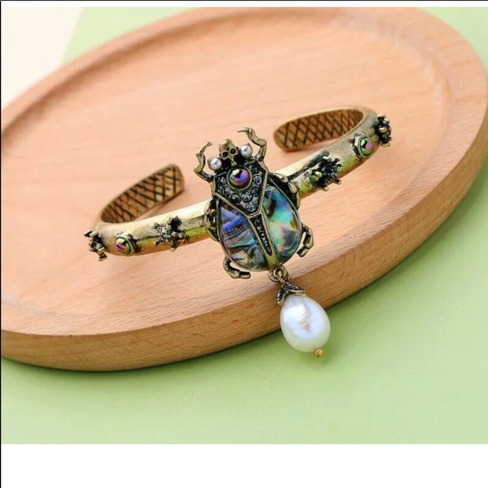 Cute Marble Bug Bracelet